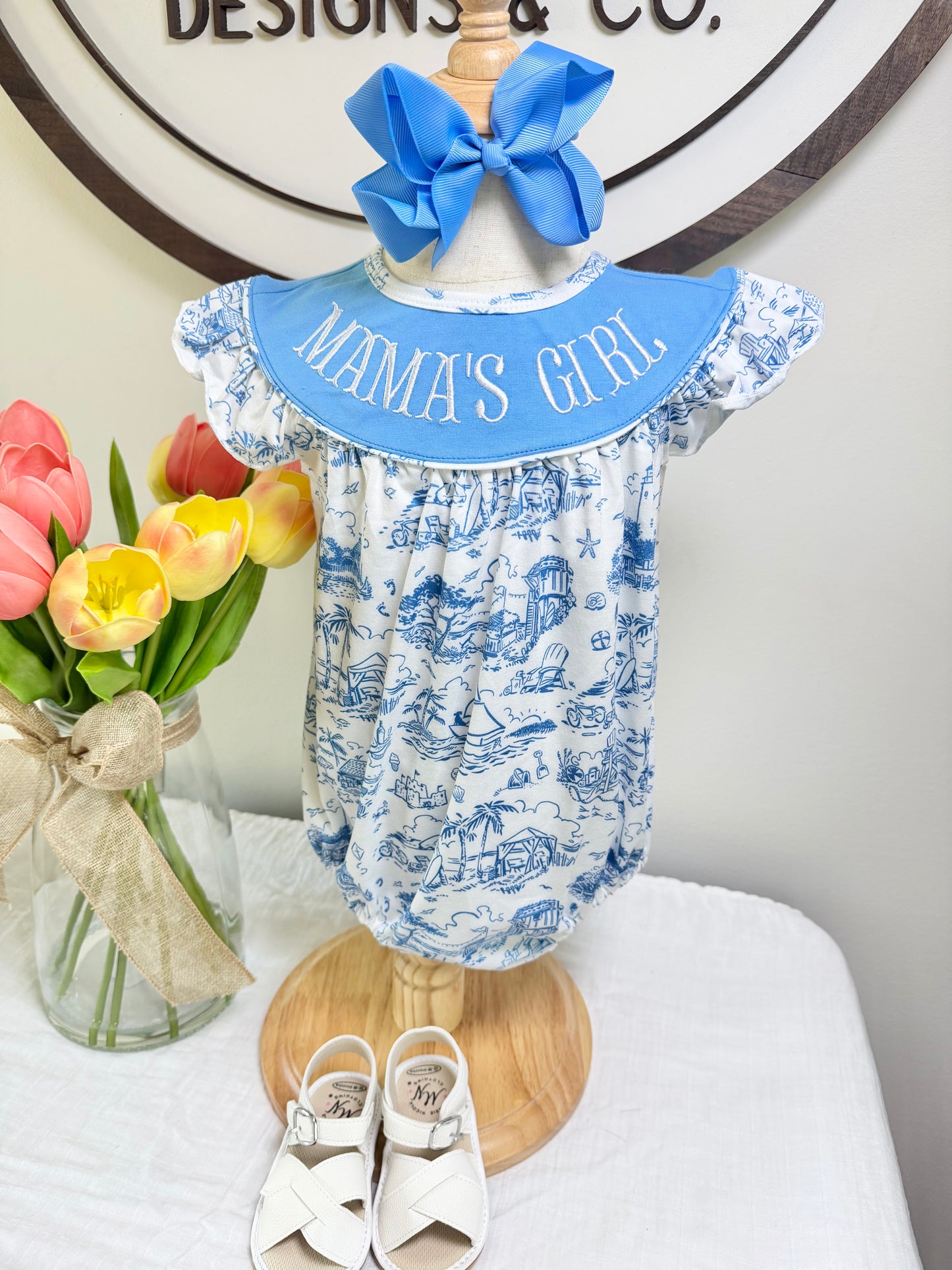 Blue Mama's Girl Bubble
