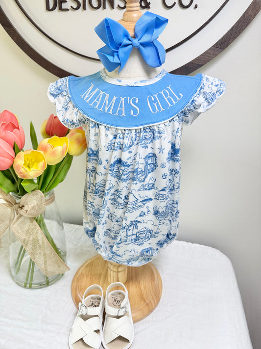 Blue Mama's Girl Bubble