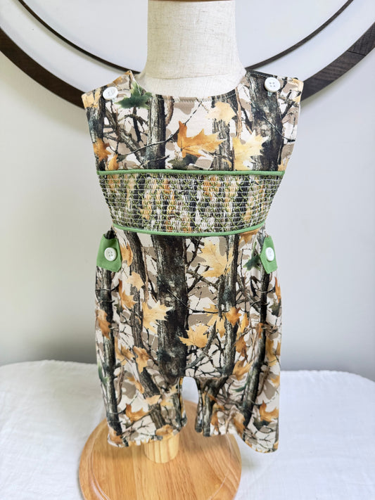 Camo Smocked Jonjon