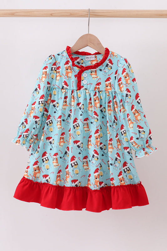 Bluey Christmas Gown
