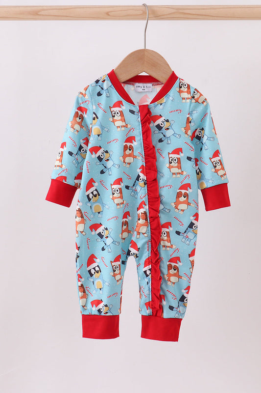 Bluey Christmas Ruffle Sleeper