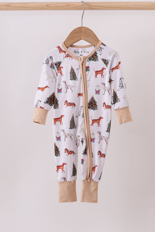 Christmas Dogs Bamboo Sleeper