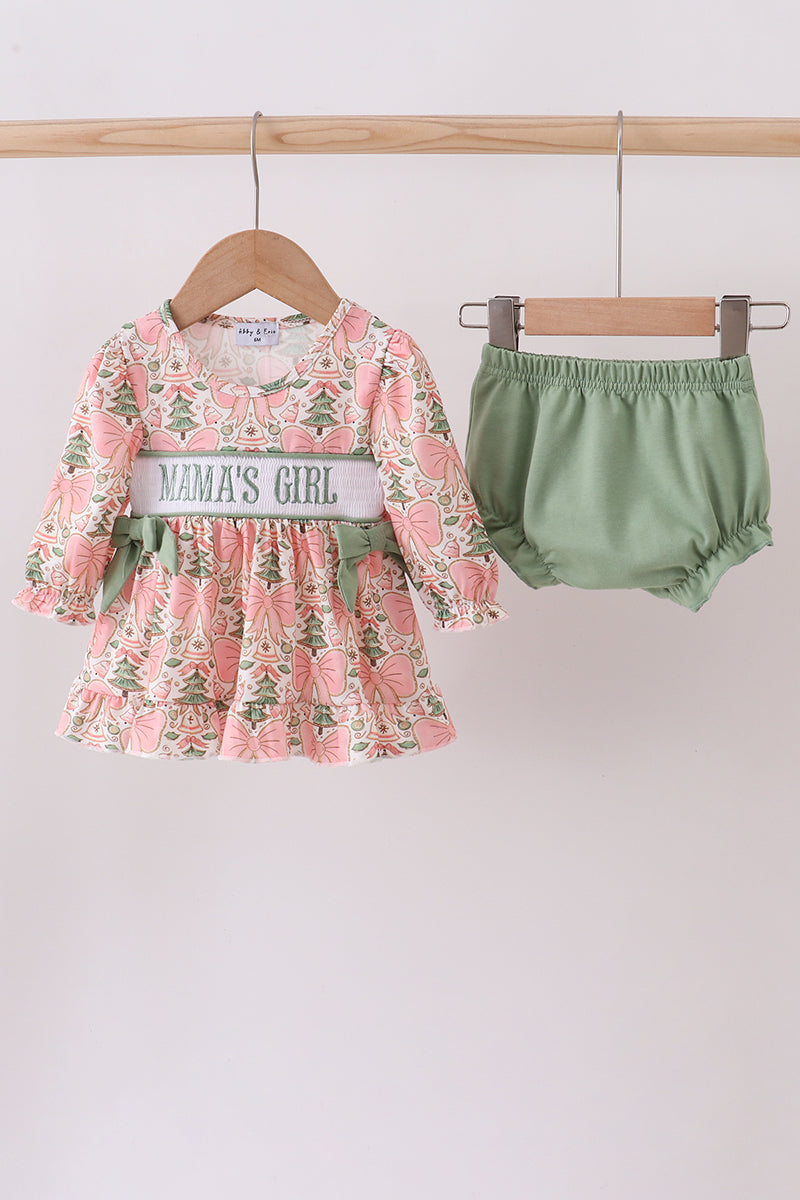 Christmas Tree Mama's Girl Bloomer Set