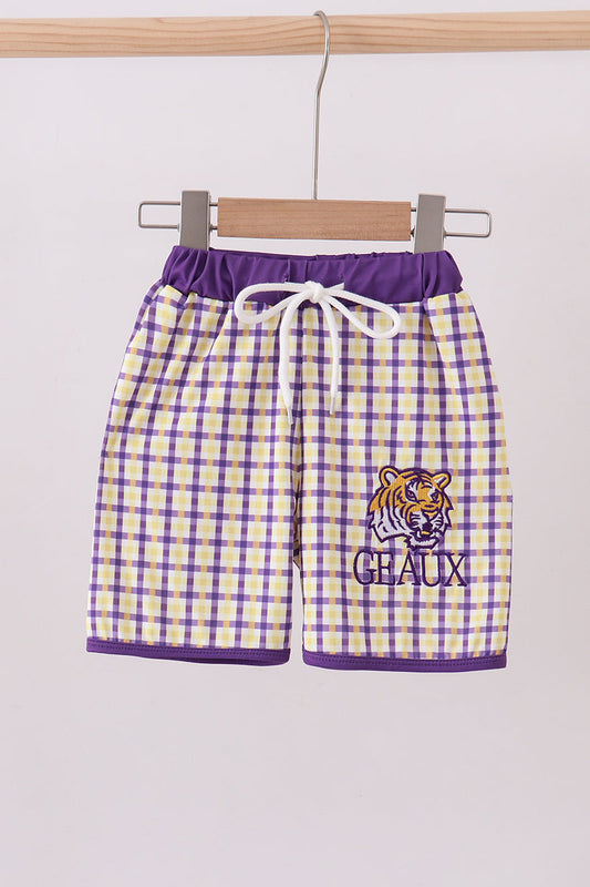 Geaux Embroidered Swim Trunks