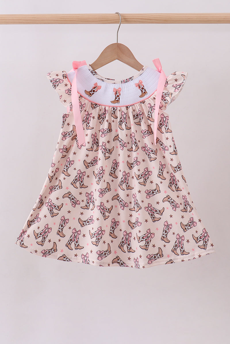 Western Smocked Dress