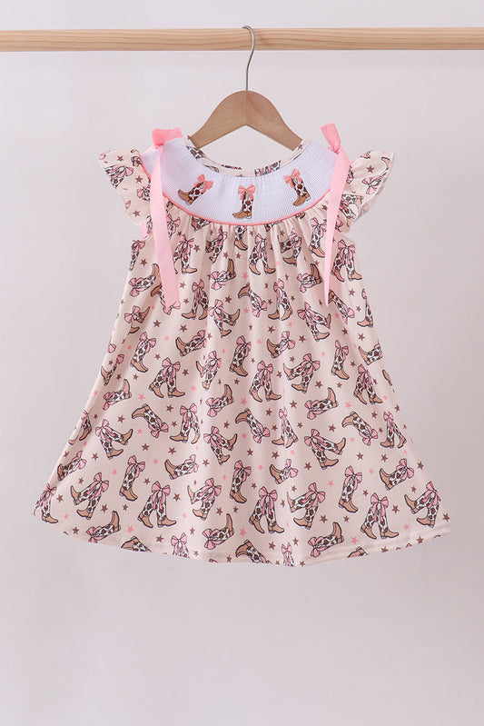 Western Smocked Dress