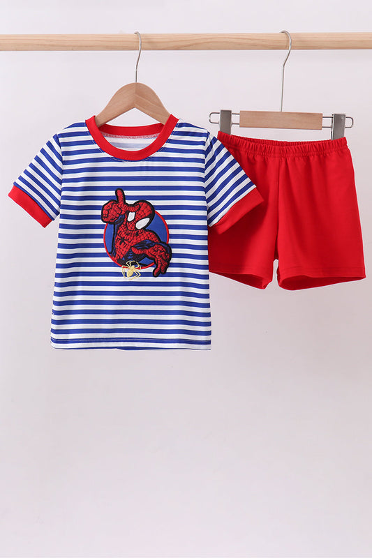Spiderman Shorts Set