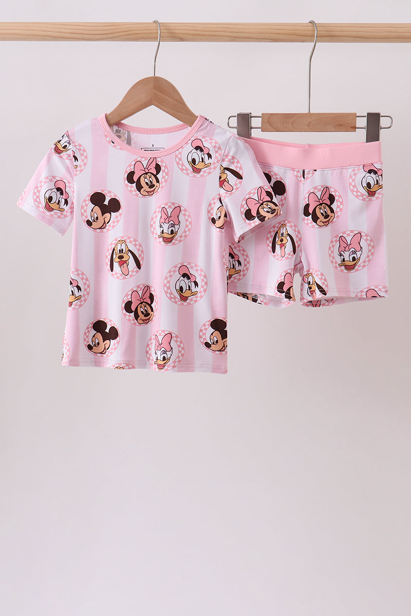 Pink Character Bamboo Set