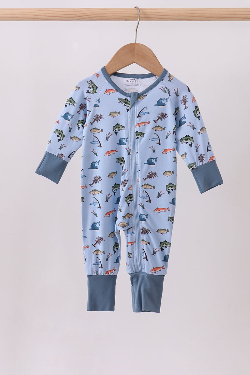 Blue Fish Bamboo Sleeper