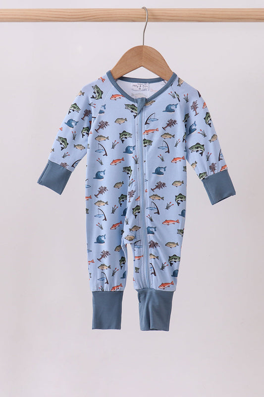 Blue Fish Bamboo Sleeper