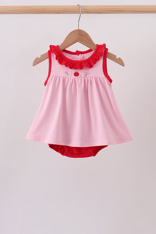 School Embroidered Bubble