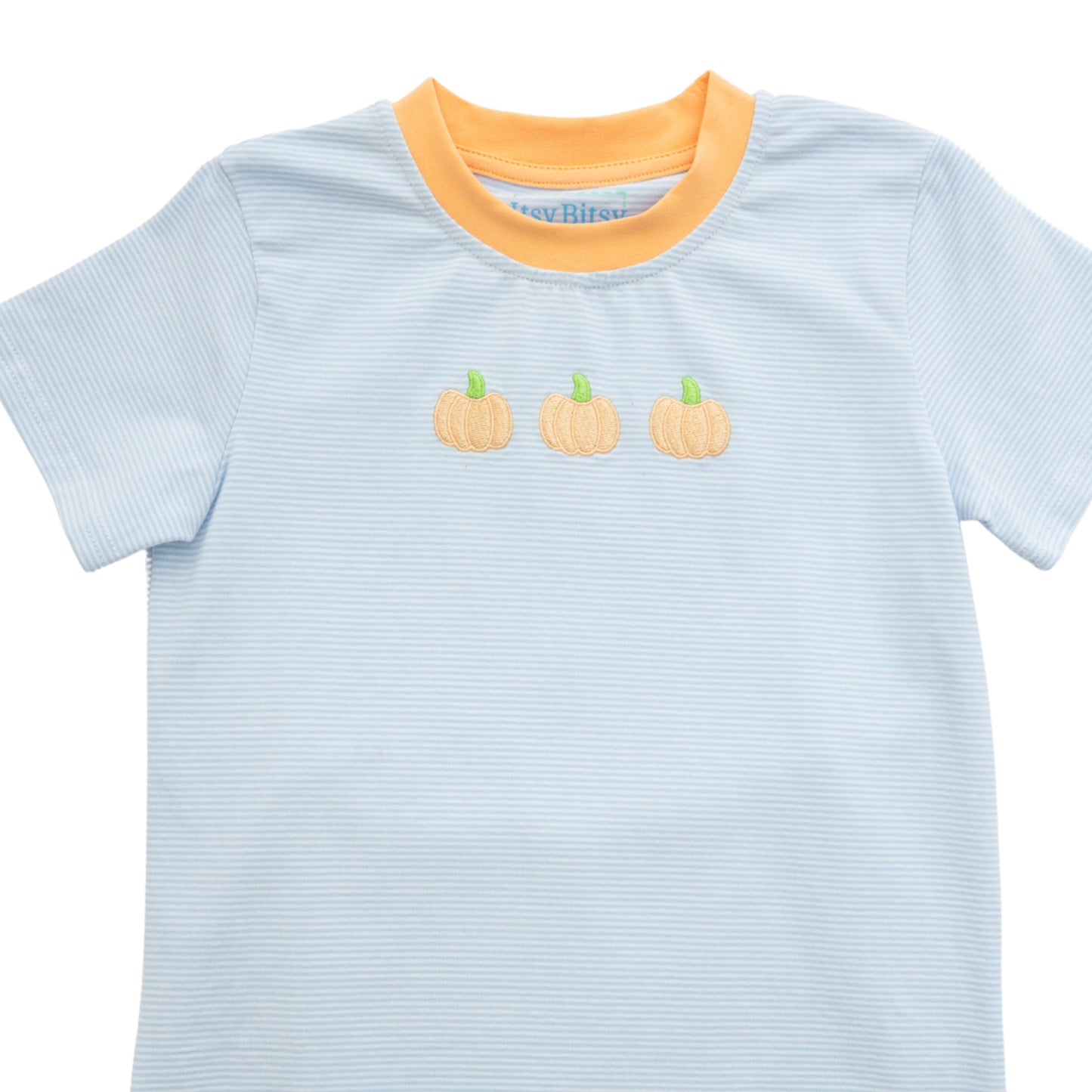 Blue Pumpkin Shorts Set