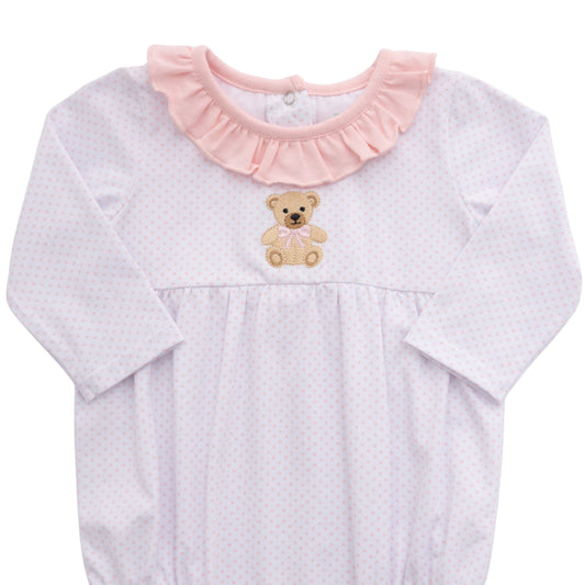 Pink Teddy Bear Bubble