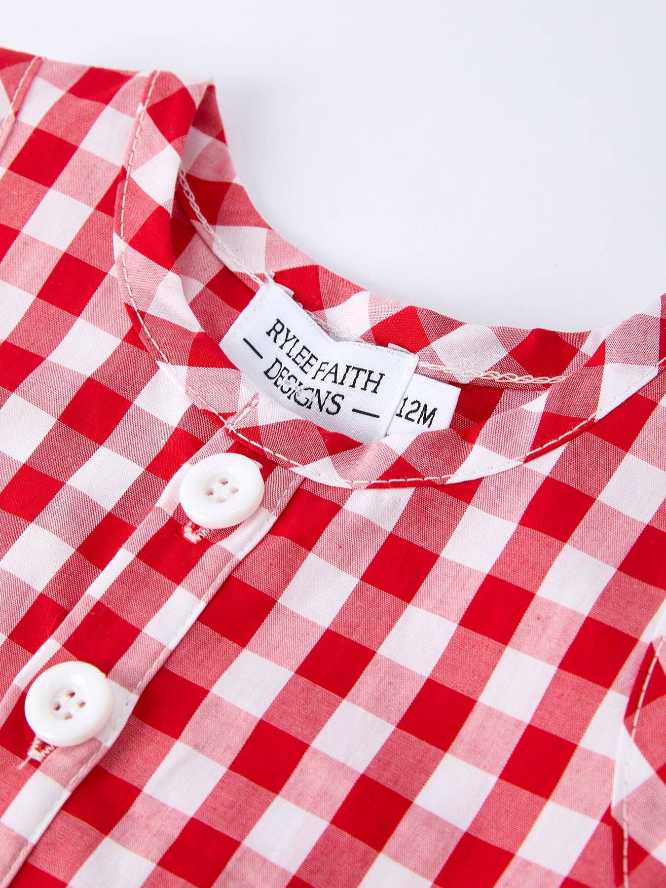 Red Gingham Romper
