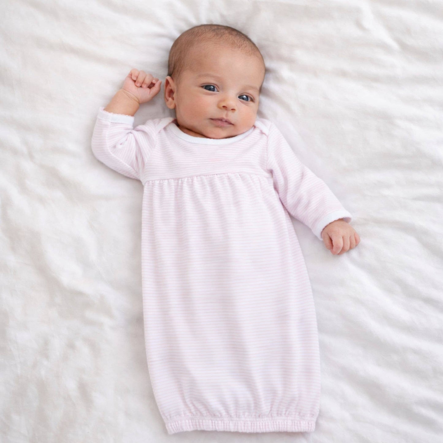 Mini Stripes Gown - Pink