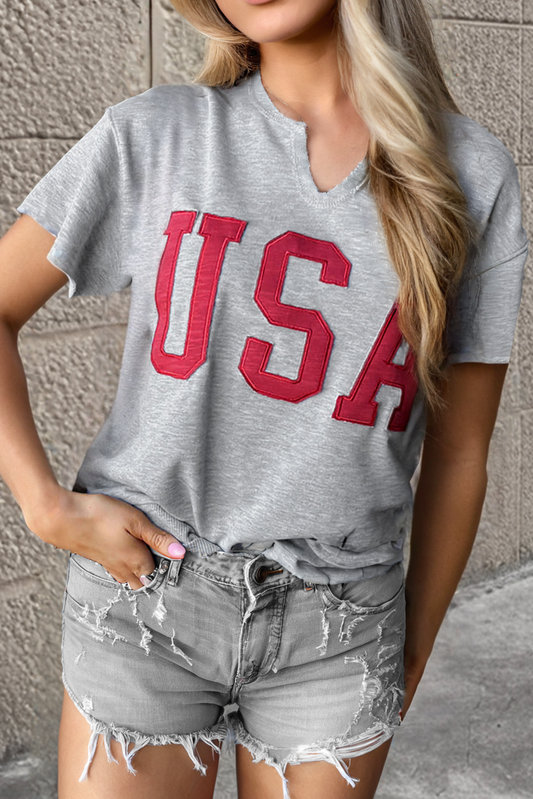 Lettering Patch Loose Tee