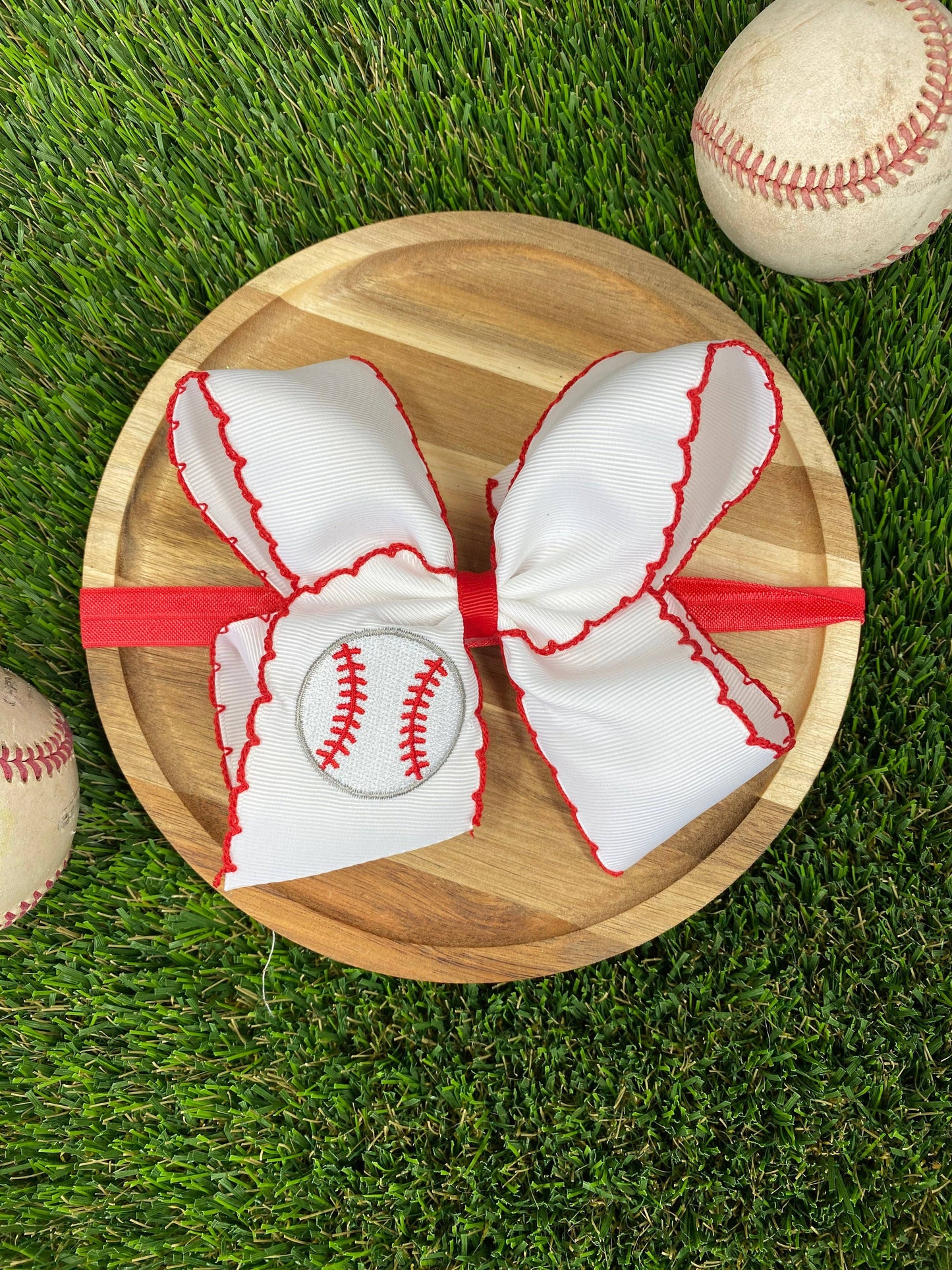 Moonstitch Embroidered Baseball headband