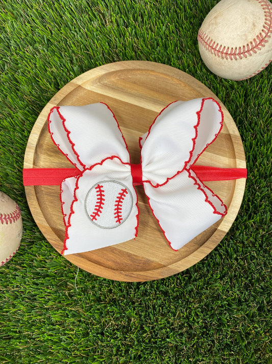 Moonstitch Embroidered Baseball headband