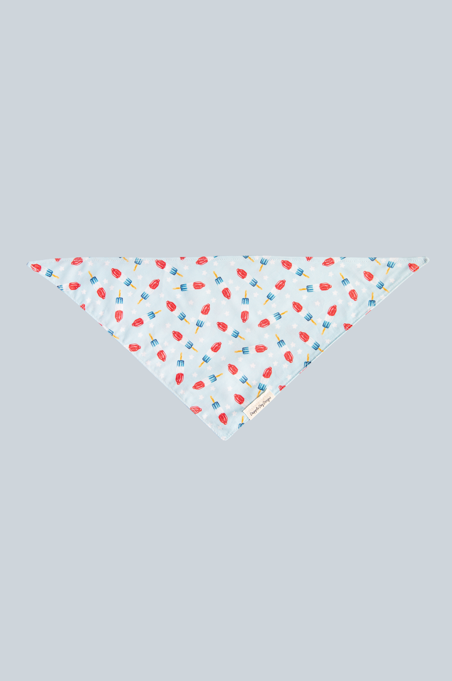 Red, White, & Blue Popsicles Bandana - Summer Dog Bandana
