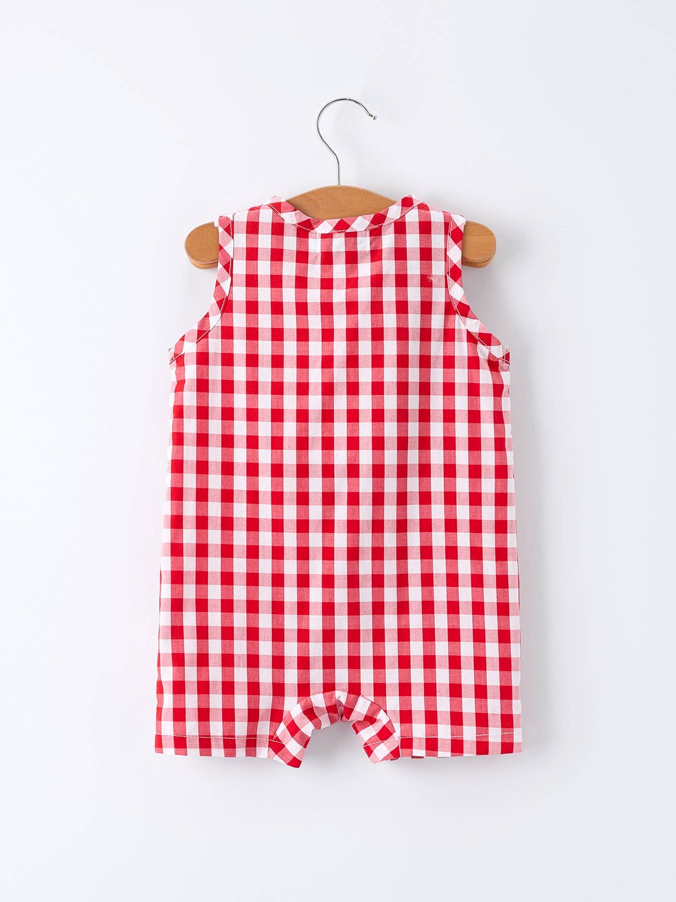 Red Gingham Romper