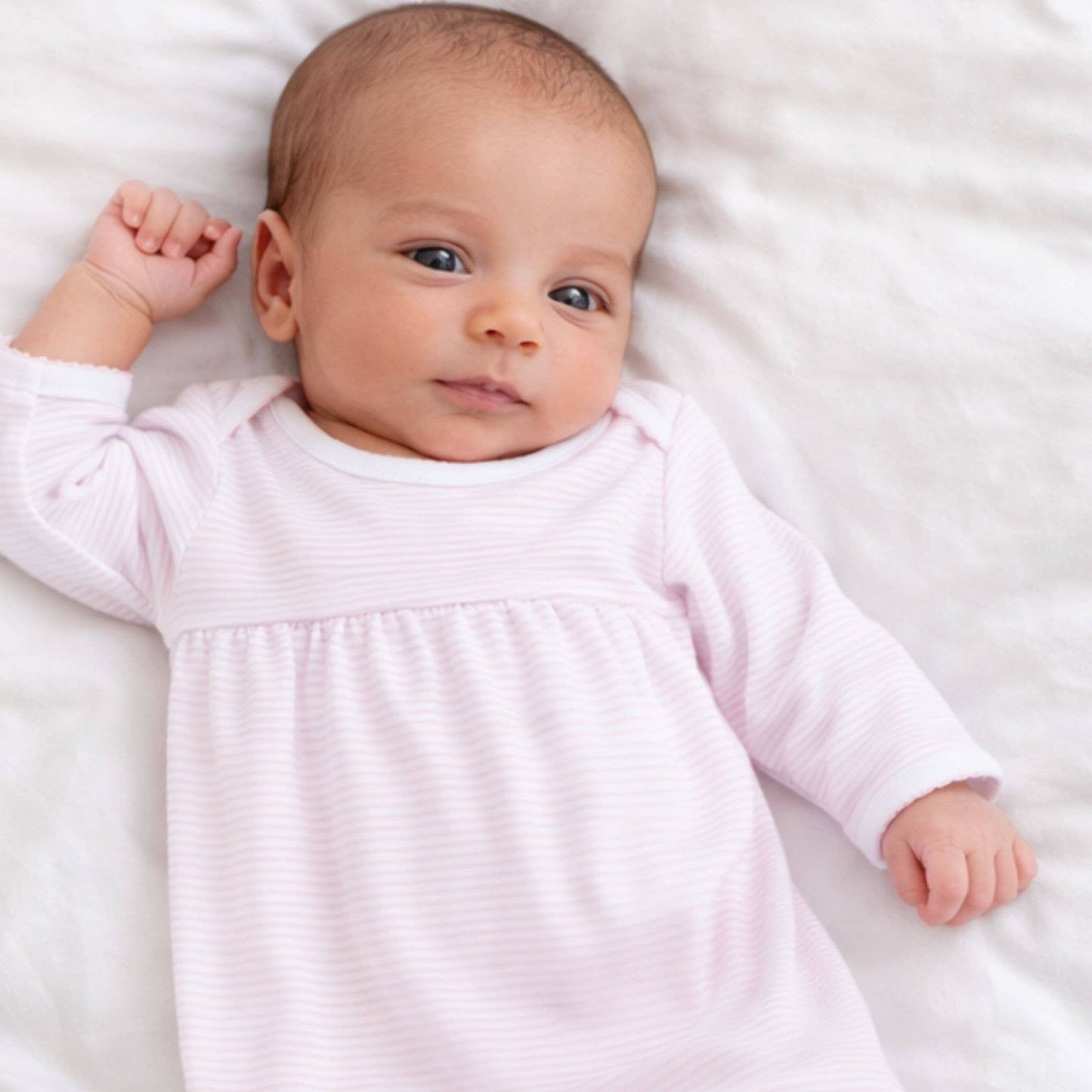 Mini Stripes Gown - Pink