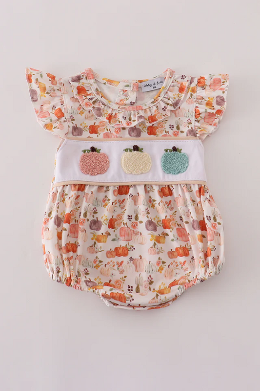 French Knot Pumpkins Bubble